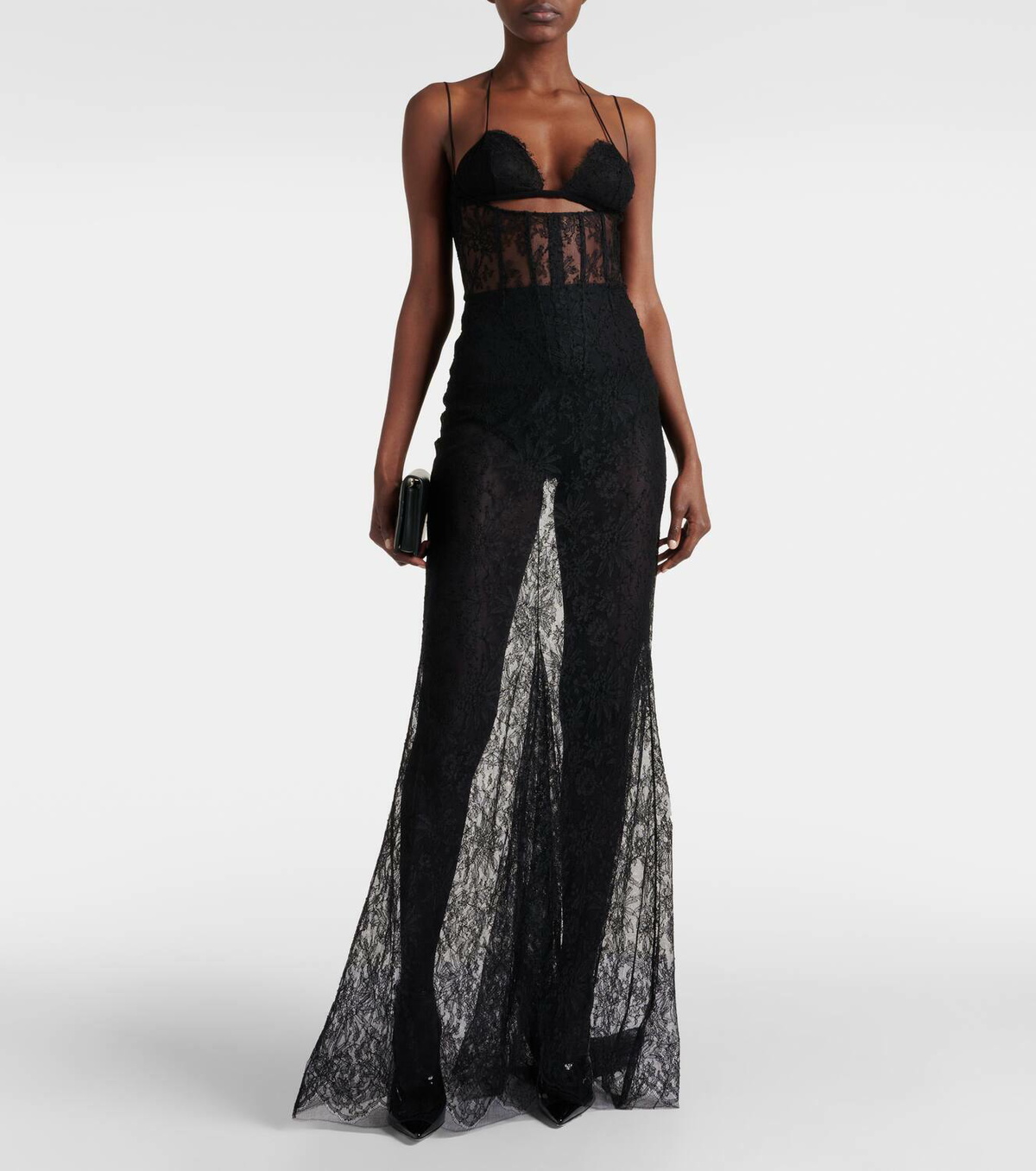 Alessandra Rich Lace maxi dress Alessandra Rich