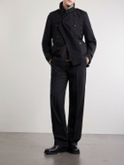 Burberry - Kensington Cotton-Gabardine Trench Coat - Black