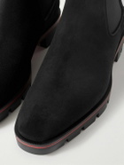 Christian Louboutin - Alpinosol Suede Chelsea Boots - Black