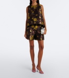 La DoubleJ Devon floral jacquard shorts