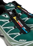 Salomon XT-6 Panelled Mesh Sneakers Green