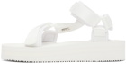 Suicoke White DEPA-V2PO Sandals