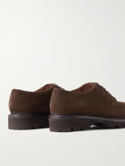 Grenson - Melvin Suede Derby Shoes - Brown