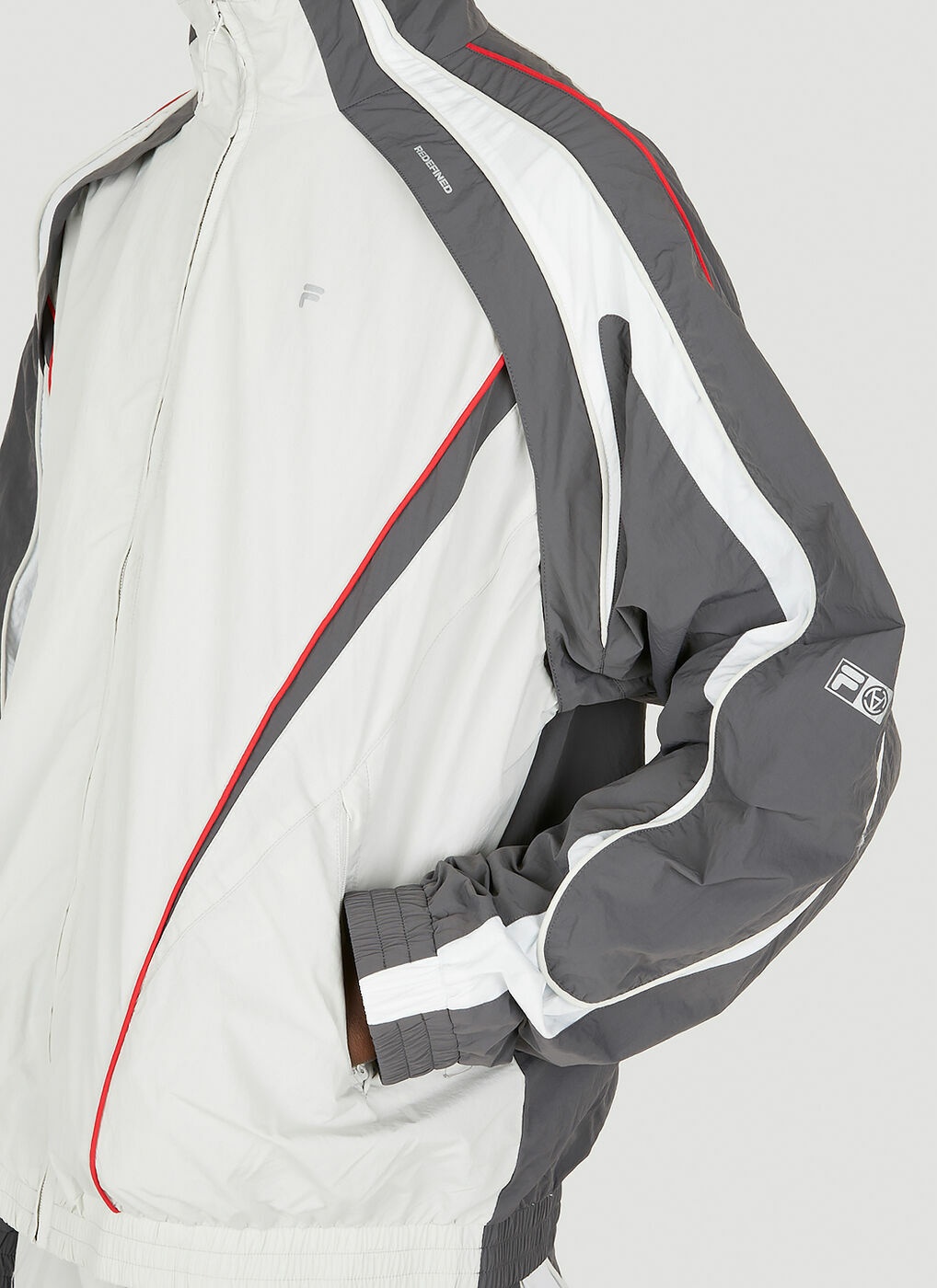 SLAM JAM x Fila - Redefined Track Jacket in White
