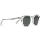 Sun Buddies - Zinedine Round-Frame Acetate Sunglasses - Neutrals
