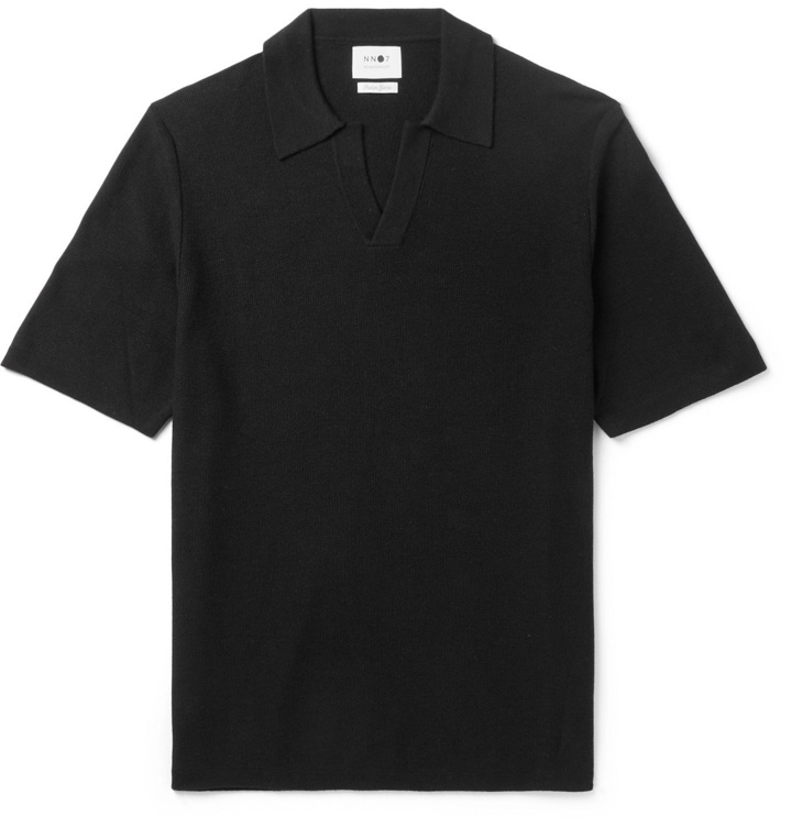 Photo: NN07 - Ryan Piqué Polo Shirt - Black