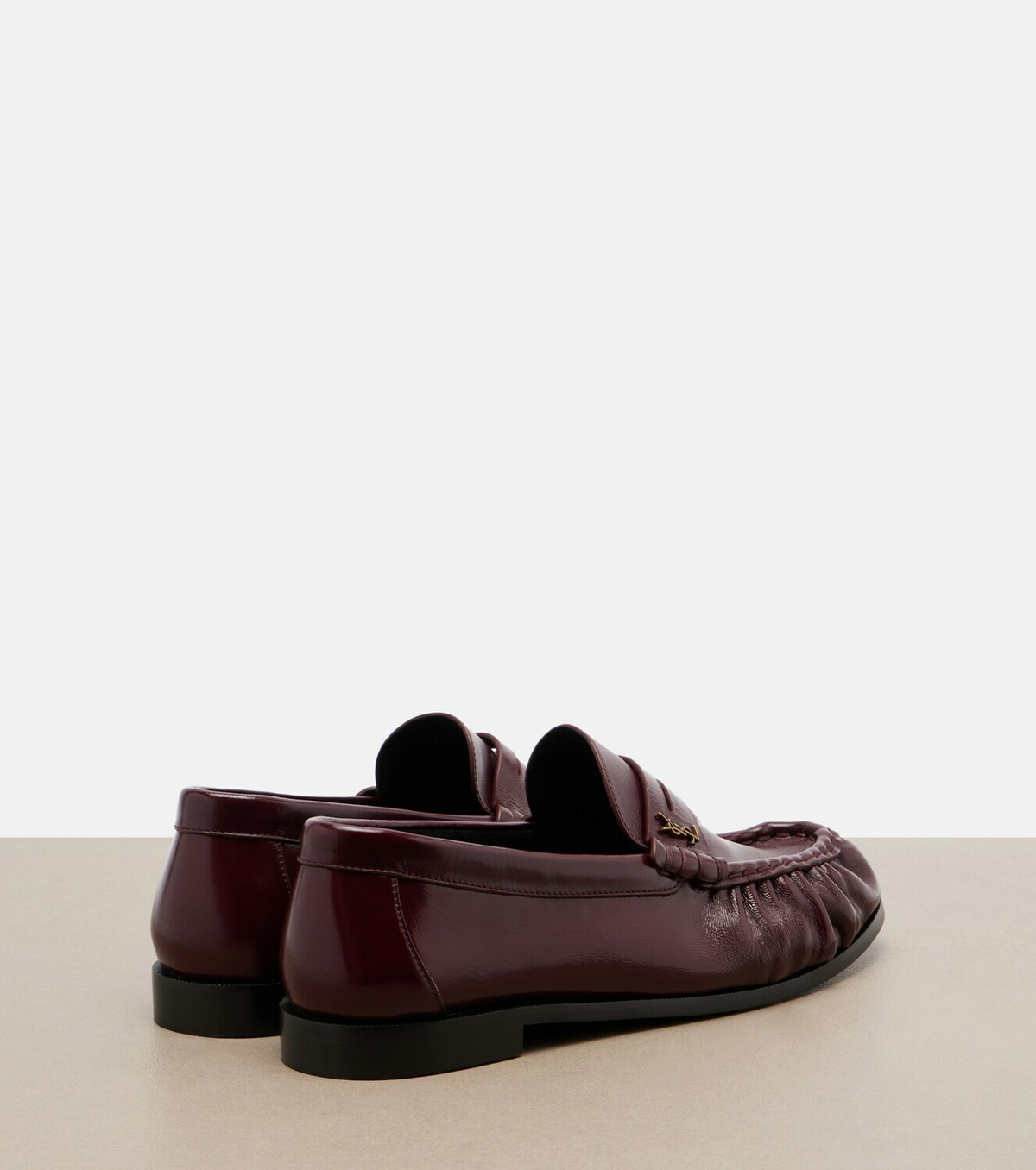 Saint Laurent Le Loafer leather penny loafers
