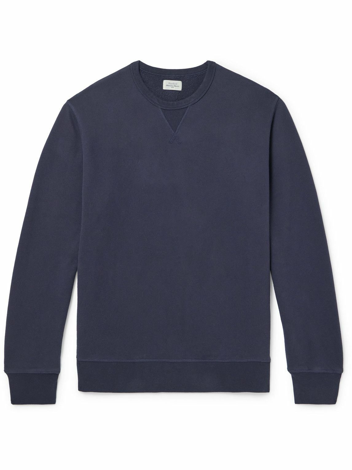 Hartford - Cotton-Jersey Sweatshirt - Blue
