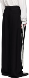 Ann Demeulemeester Black Finn High-Comfort Trousers