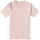 Armor-Lux Men's Logo Pocket T-Shirt in Pink