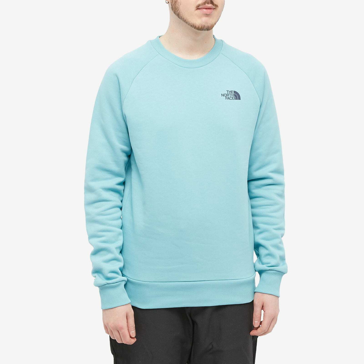 T-Shirt The North Face Raglan Red Box - Reef Waters/Summit Navy