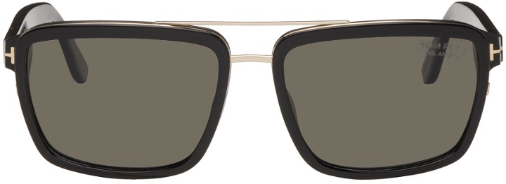 Photo: TOM FORD Black & Gold Anders Sunglasses