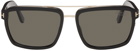 TOM FORD Black & Gold Anders Sunglasses