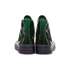 JW Anderson Green Converse Edition Patent Chuck Taylor 70 Toy Hi Sneakers