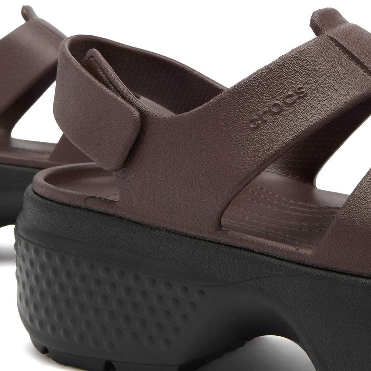 Crocs Women's Stomp Fisherman Sandal in Mocha Crocs