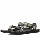Teva Women's Original Universal Sandal in Bandana White/Black