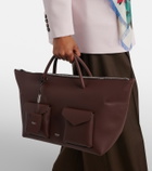 Max Mara Large leather top-handle bag