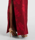 Rebecca Vallance Henrietta brocade bustier gown
