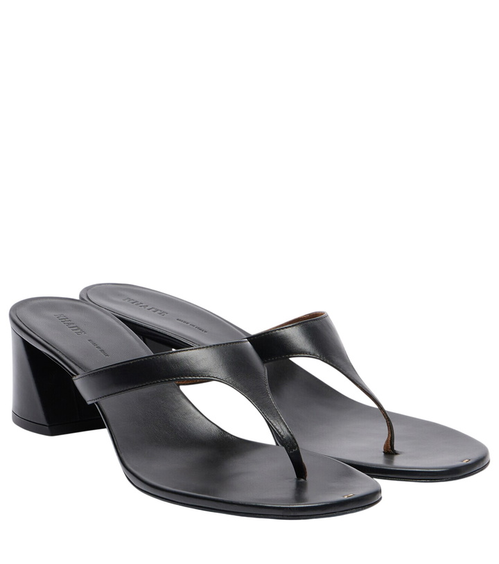Photo: Khaite Archer 55 leather thong sandals