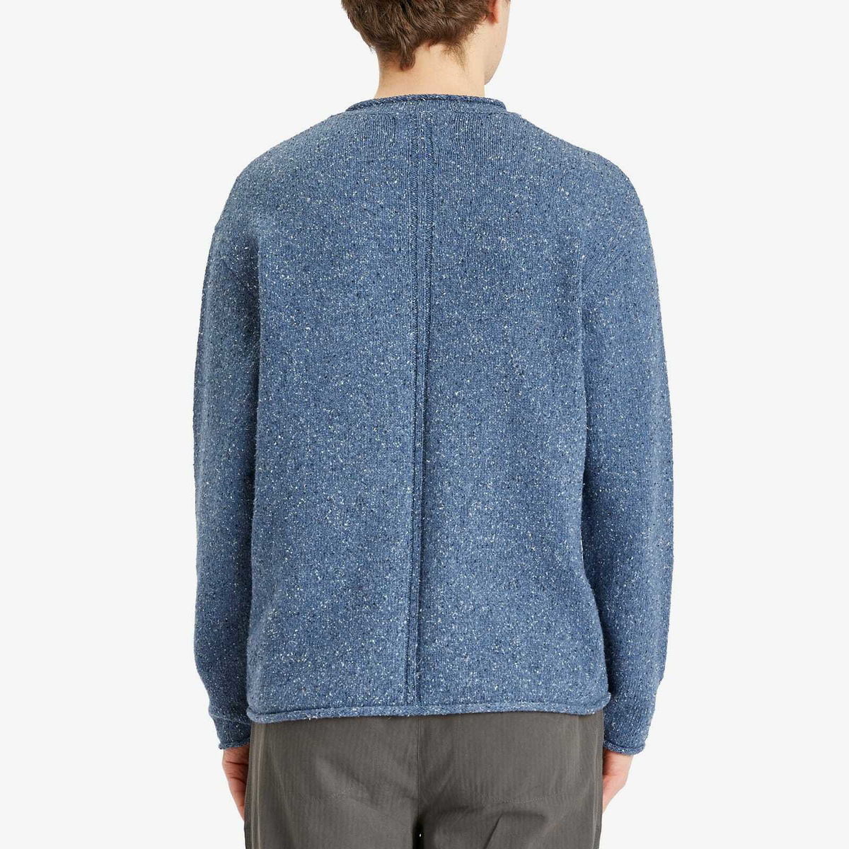 Folk Men's Slouch Sweatshirt in Soft Navy