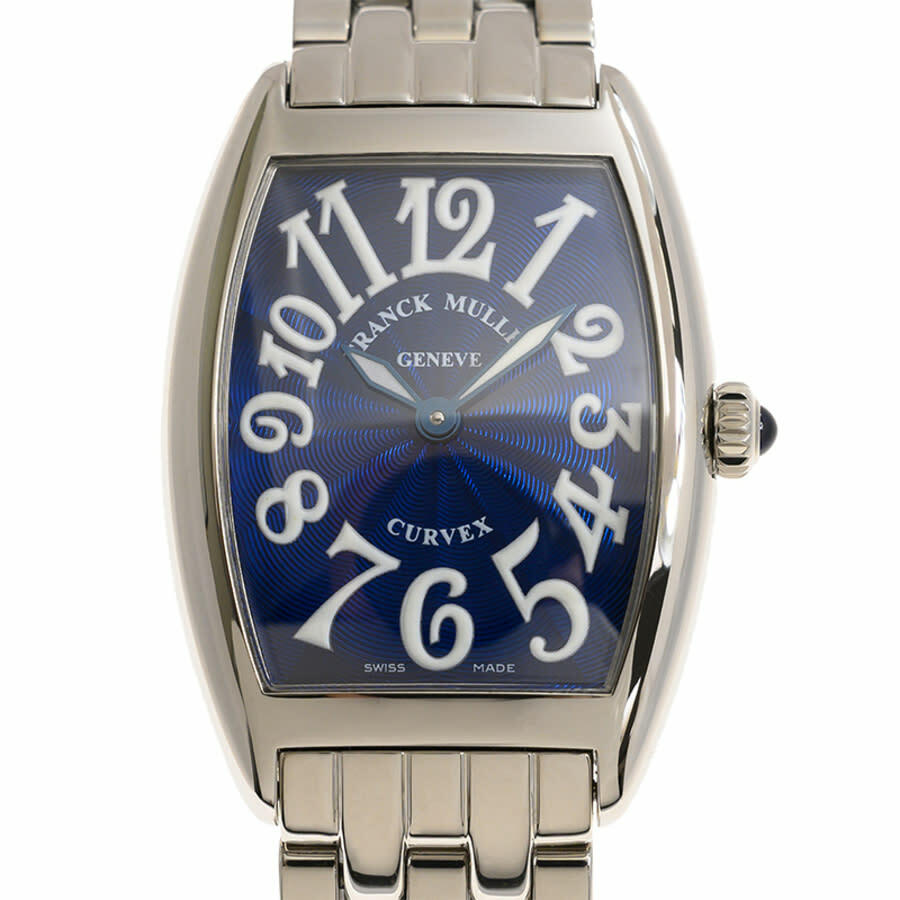 Franck Muller Cintree Curvex Quartz Blue Dial Unisex Watch 1752BQZ(AC)-BL