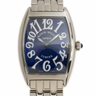 Franck Muller Cintree Curvex Quartz Blue Dial Unisex Watch 1752BQZ(AC)-BL
