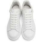 Alexander McQueen White and Transparent Oversized Sneakers