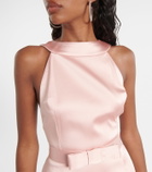 The New Arrivals Ilkyaz Ozel Delphine satin minidress