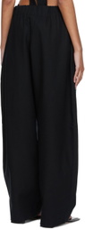 SELASI SSENSE Exclusive Black Organic Cotton Trousers