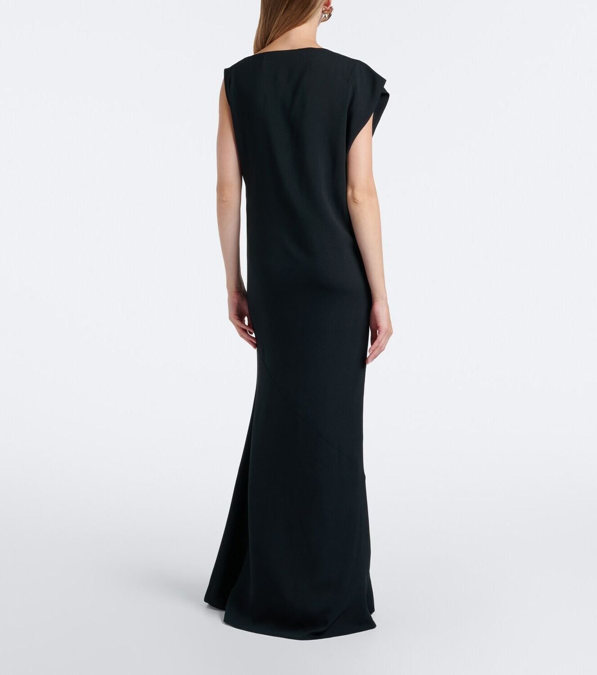 Jacquemus Drapée jersey maxi dress