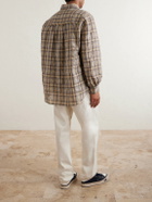 FrizmWORKS - Checked Woven Shirt - Brown