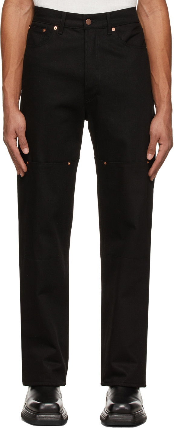 Carson Wach Black Denim 'The Original' 333 Trousers