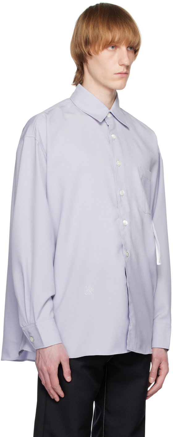 JieDa Blue Oversized Shirt