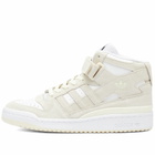 Adidas Women's Forum Mid Sneakers in White/Core Black