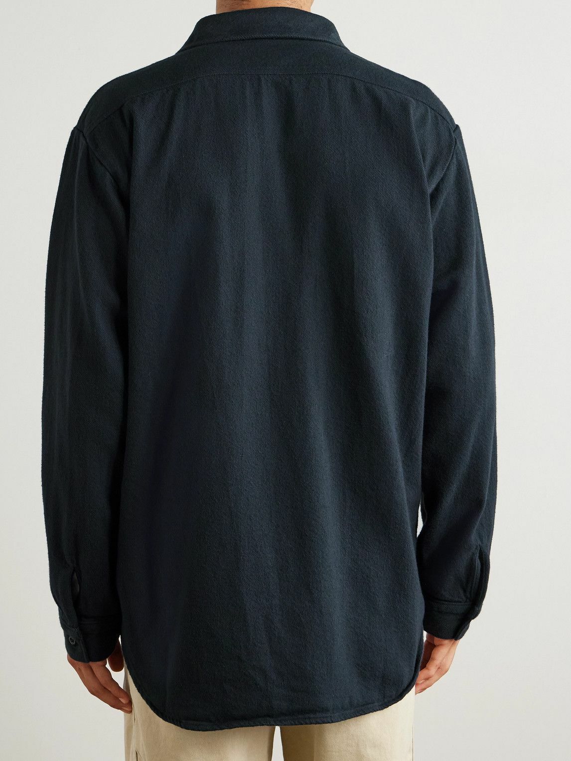 OrSlow - Organic Cotton-Flannel Shirt - Blue
