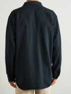 OrSlow - Organic Cotton-Flannel Shirt - Blue