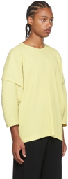 Homme Plissé Issey Miyake Yellow Monthly Color July T-Shirt