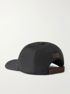 Canali - Logo-Appliquéd Shell Cap - Black