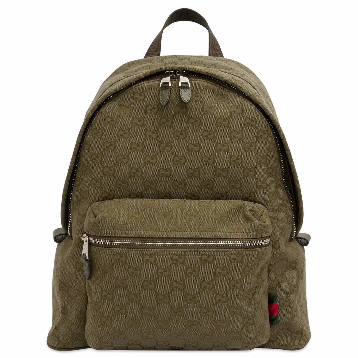 GUCCI - Logo-Embossed Perforated Leather Backpack Gucci