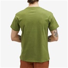 KAVU Men's Vintage Logo T-Shirt in Green Moss