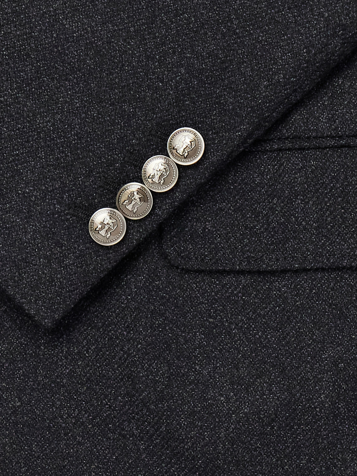 Brunello Cucinelli - Virgin Wool Suit Jacket - Black