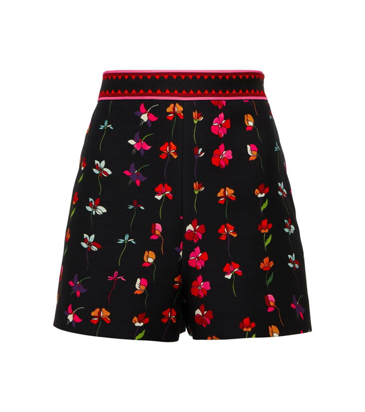 Photo: Valentino Floral wool-blend shorts