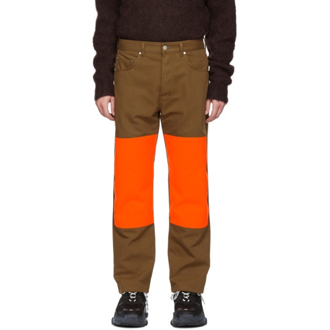 Photo: Etudes Brown and Orange Corner Trousers