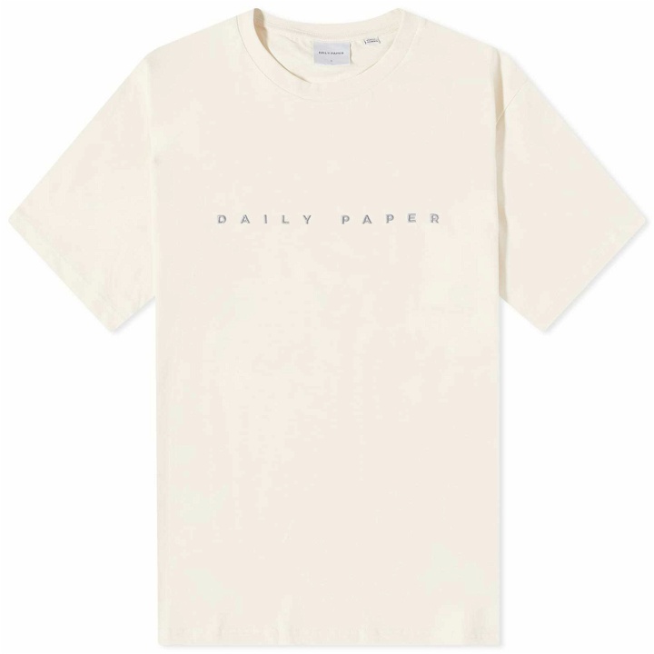 Photo: Daily Paper Men's Alias T-Shirt in Birch White