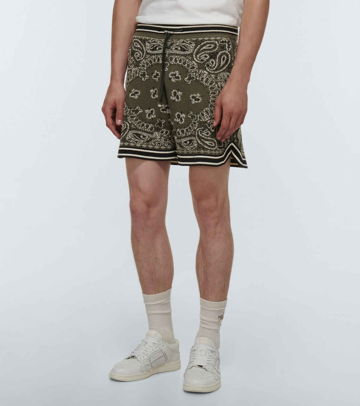 AMIRI, Cheetah Print Drawstring Shorts, Men