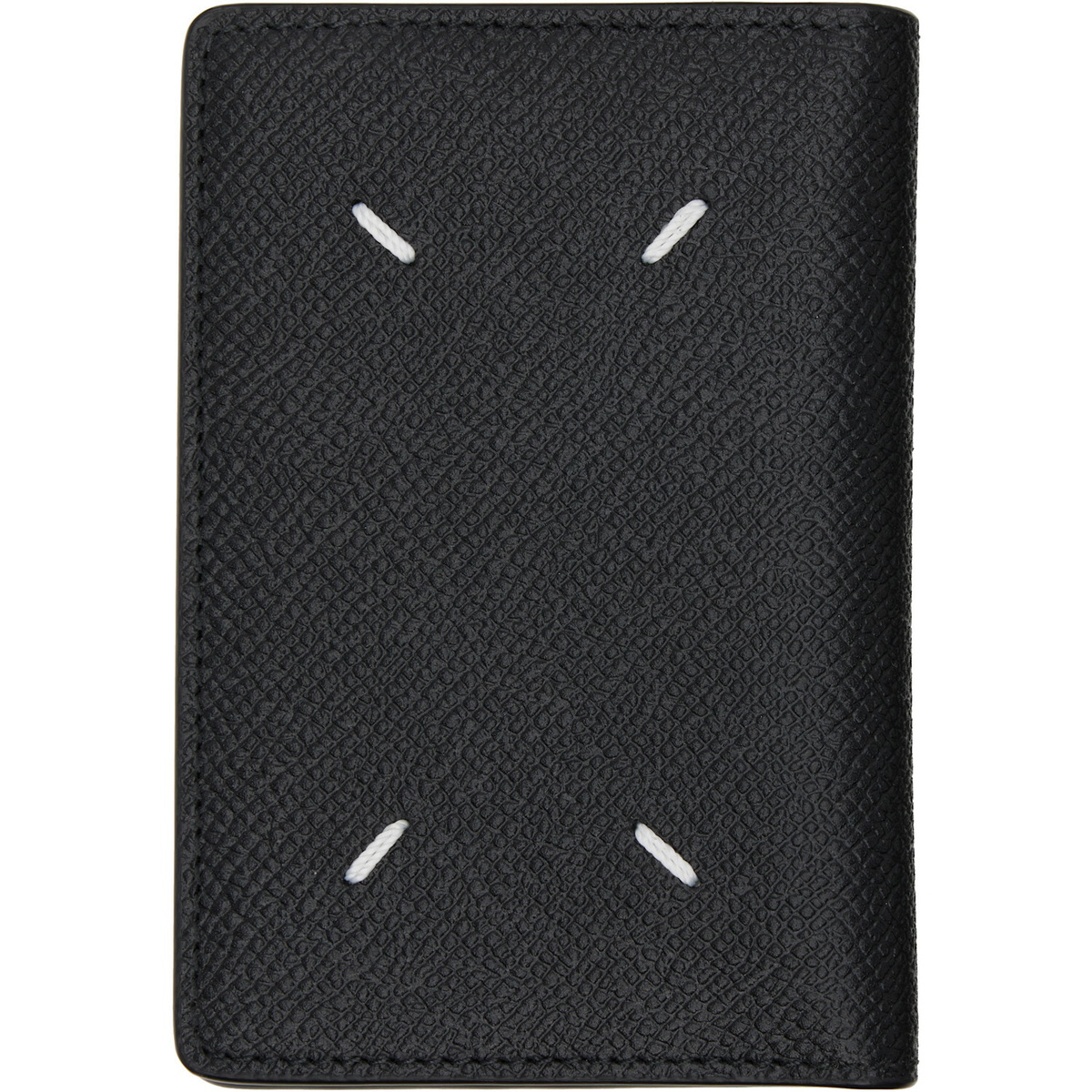 Maison Margiela Black Four Stitches Card Holder