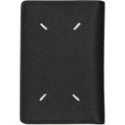 Maison Margiela Black Four Stitches Card Holder