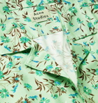 Acne Studios - Simon Camp-Collar Floral-Print Twill Shirt - Green