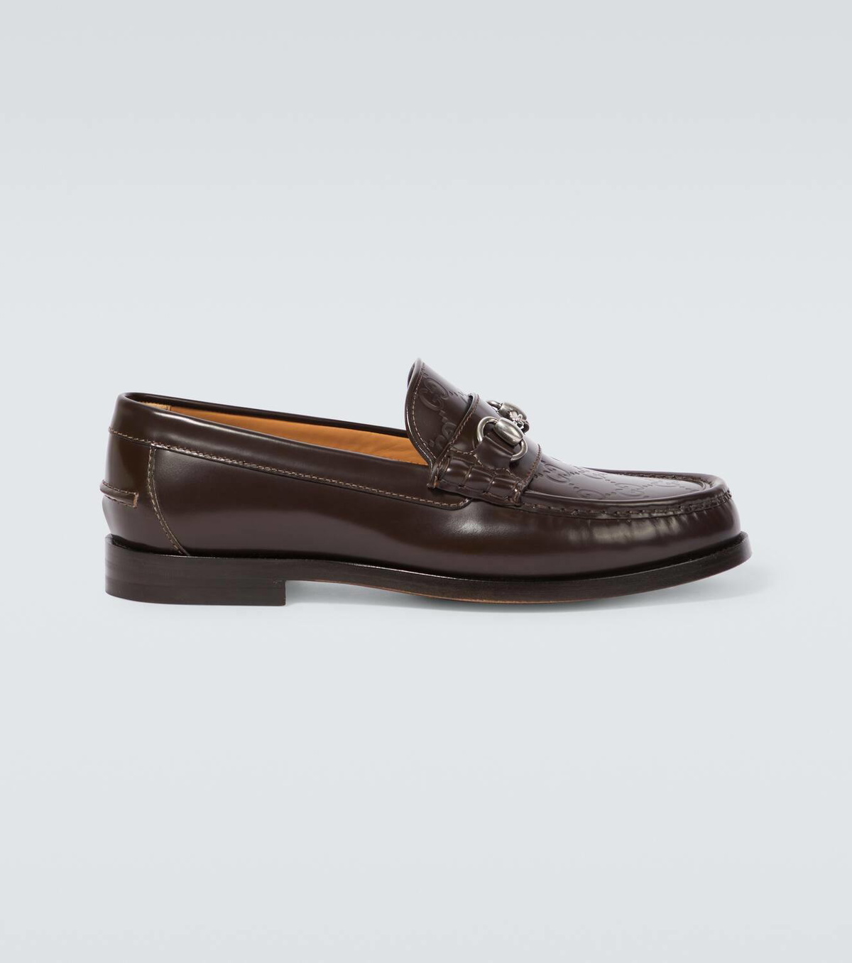 Gucci GG embellished leather loafers Gucci