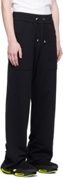 Balmain Black Printed Lounge Pants